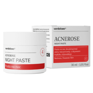 Acnerose pasta na noc, trądzik różowaty