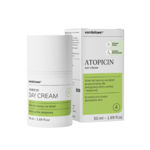 Atopicin krem do twarzy na dzień, atopowe zapalenie skóry