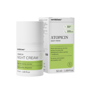 Atopicin krem do twarzy na noc, atopowe zapalenie skóry