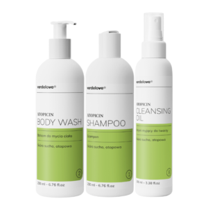 Atopicin zestaw do mycia, atopowe zapalenie skóry