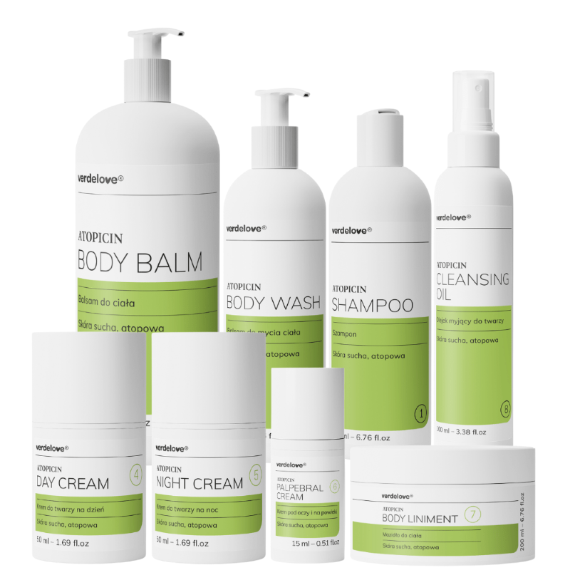 Atopicin zestaw kompleksowy, atopowe zapalenie skóry